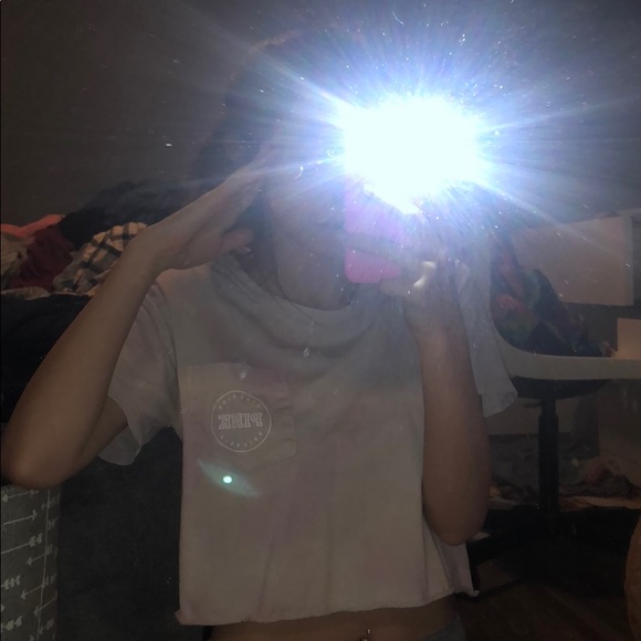 PINK tie-dye crop top - Picture 4 of 4